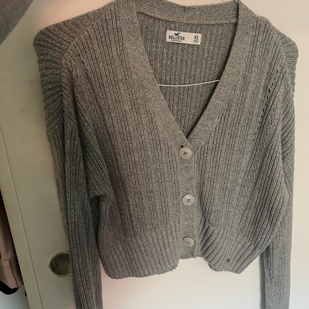 Hollister Women's Gray Cardigan